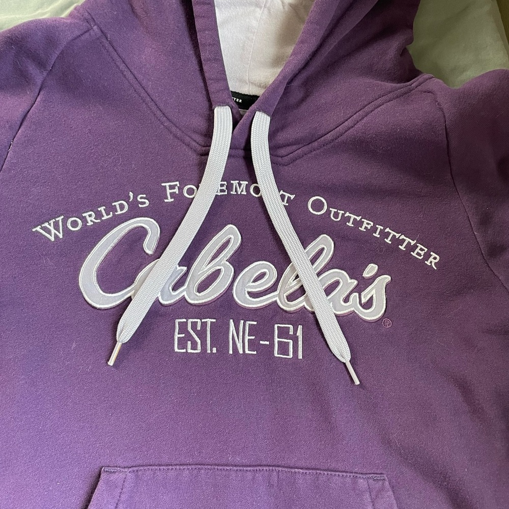 Purple Cabelas hoodie